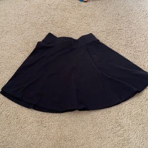 Black skater skirt